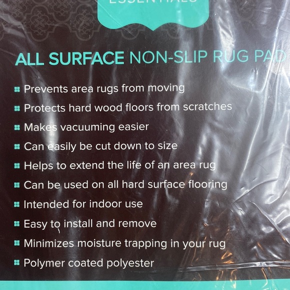 NEW Home Essential All Surface NonSlip Rug Pad 4’X 6’ - Picture 3 of 4
